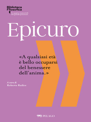 cover image of Epicuro